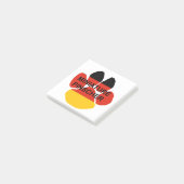 Miniatur-Pinscher-Namenspange Post-it Klebezettel (angewinkelt)