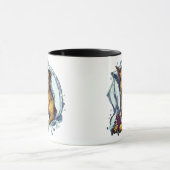 Miniatur Pinscher und Lebkuchen Tasse (Zentrum)