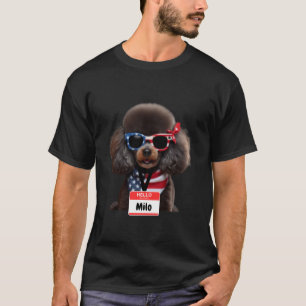 Miniatur Poodle Dog Milo Men Women Kinder Jungs Mä T-Shirt