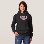Miniatur-Poodle-Herz Hoodie (Vorne ganz)
