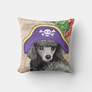 Miniatur Poodle Pirate Kissen