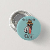 Miniatur Poodle Vater Button (Vorne & Hinten)