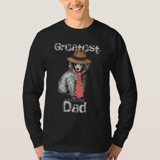 Miniatur Poodle Vater T-Shirt (Vorderseite)
