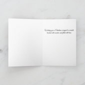 Miniatur Pudel Feiertagskarte (Innenseite)