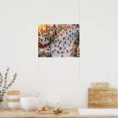 Miniatur-Rodelhügel-Abenteuer Poster (Küche)