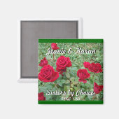 Miniatur-Rose anpassen Magnet (Vorderseite/Rückseite)