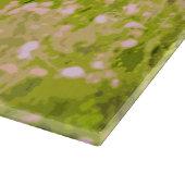 Miniatur Schnauzer Aquarellmalerei Schneidebrett (Ecke)