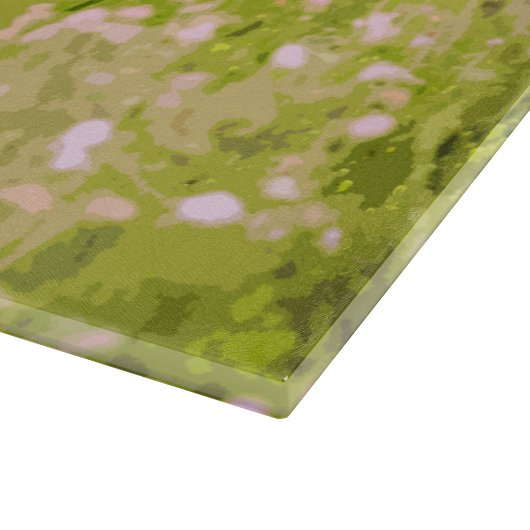 Miniatur Schnauzer Aquarellmalerei Schneidebrett (Ecke)