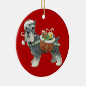 Miniatur Schnauzer Dog Weihnachtsschmuck (Rechts)