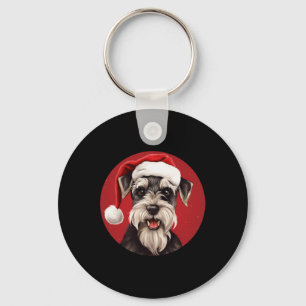 Miniatur Schnauzer Funny Xmas Mama Vater Hundelieb Schlüsselanhänger