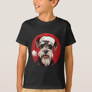 Miniatur Schnauzer Funny Xmas Mama Vater Hundelieb T-Shirt