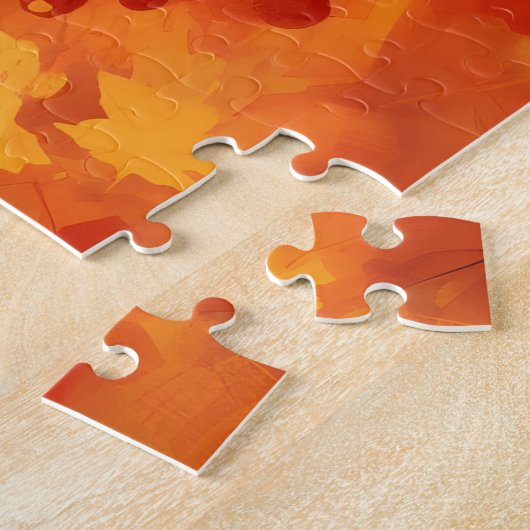 Miniatur Schnauzer HerbstErntedank Puzzle (Seite)