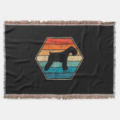 Miniatur Schnauzer Hund Geschenk Decke (Vorderseite)