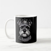 Miniatur Schnauzer Hund mit Kronenschnauzer Ar Kaffeetasse (Links)