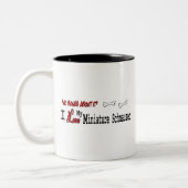 Miniatur Schnauzer (I Liebe) Tasse (Links)