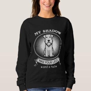 Miniatur Schnauzer ist mein Hund ist mein Schatten Sweatshirt