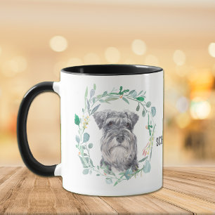 Miniatur-Schnauzer-Kaffeemaschine Tasse