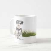 Miniatur-Schnauzer Kaffeetasse (Vorderseite Links)