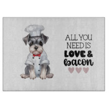Miniatur Schnauzer Koch Liebe & Bacon