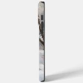 Miniatur Schnauzer lassen es Schnee Weihnachten Case-Mate iPhone Hülle (Rückseite / Links)