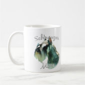Miniatur Schnauzer Mama 2 Kaffeetasse (Links)