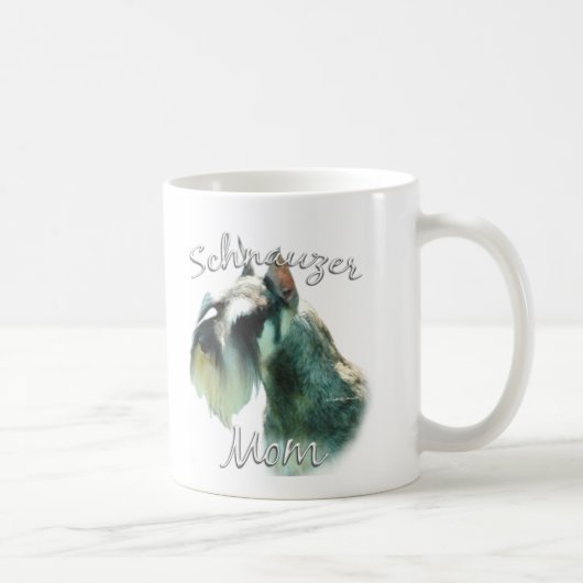 Miniatur Schnauzer Mama 2 Kaffeetasse (Rechts)