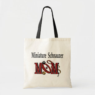 Miniatur Schnauzer MAMA Totbeutel Tragetasche