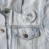 Miniatur Schnauzer Mosaik Art Button (Beispiel)