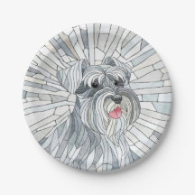 Miniatur Schnauzer Mosaik Art