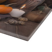 Miniatur Schnauzer Pumpkins Halloween Beängstigend Schneidebrett (Ecke)