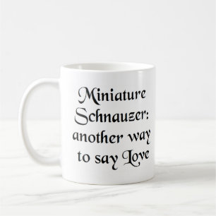 Miniatur-Schnauzer-Tasse Kaffeetasse