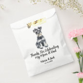 Miniatur Schnauzer Vollfarbenprägung Pet Wedding Geschenktütchen (Versiegelt)