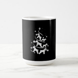 Miniatur-Schnauzer-Weihnachtsbaumliebhaber Kaffeetasse