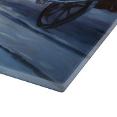 Miniatur Schnauzer Weihnachtsfeiertage Schneidebrett (Ecke)