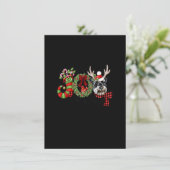 Miniatur Schnauzer Weihnachtslicht WeihnachtsLICHT Einladung (Stehend Vorderseite)