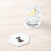 Miniatur Schnauzer Welpe (4) Untersetzer (Vor Ort)