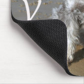 Miniatur Schnauzer Welpen-Hundepolster Mousepad (Ecke)