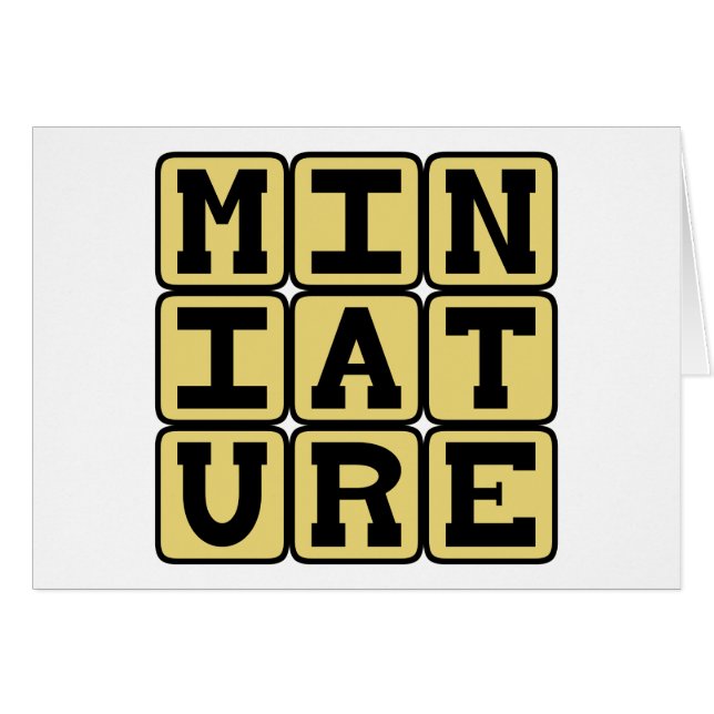 Miniatur, Tiny Collectible (Vorderseite (Horizontal))