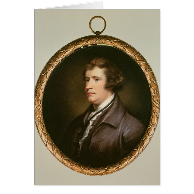 Miniatur von Edmund Burke, 1795 (Vorne)