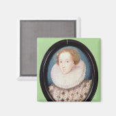 Miniatur von Königin Elizabeth I Magnet (Vorderseite/Rückseite)