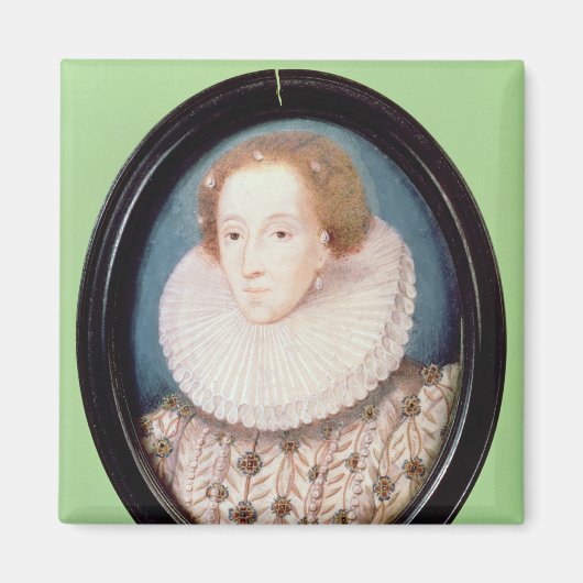 Miniatur von Königin Elizabeth I Magnet (Vorne)