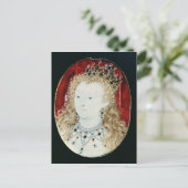 Miniatur von Königin Elizabeth I Postkarte (Stehend Vorderseite)