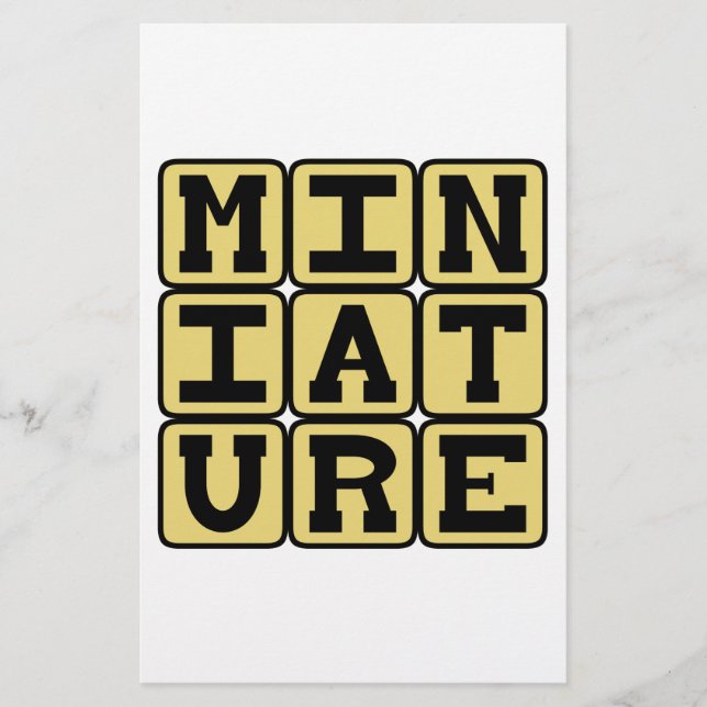 Miniatur, winziges Sammelobjekt (Vorderseite)