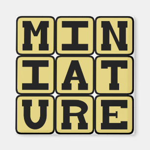 Miniatur, winziges Sammelstück Magnet