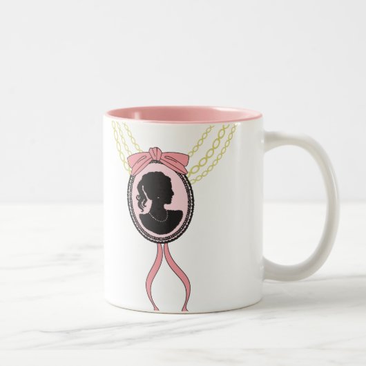 Miniatur Zweifarbige Tasse (Rechts)