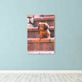 Miniaturansicht Dackel 5 Leinwanddruck (Insitu (Holzboden))