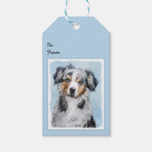 Miniaturbild Amerikanischer Hirtenmaler - Hundekun Geschenkanhänger