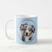 Miniaturbild Amerikanischer Hirtenmaler - Hundekun Kaffeetasse (Links)