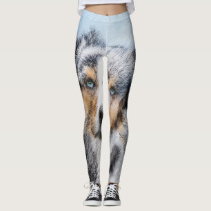Miniaturbild Amerikanischer Hirtenmaler - Hundekun Leggings