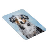 Miniaturbild Amerikanischer Hirtenmaler - Hundekun Magnet (Rechte Seite)